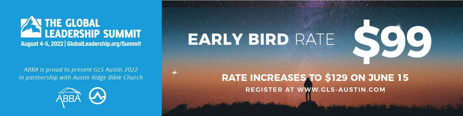 GLS Early Bird Pricing